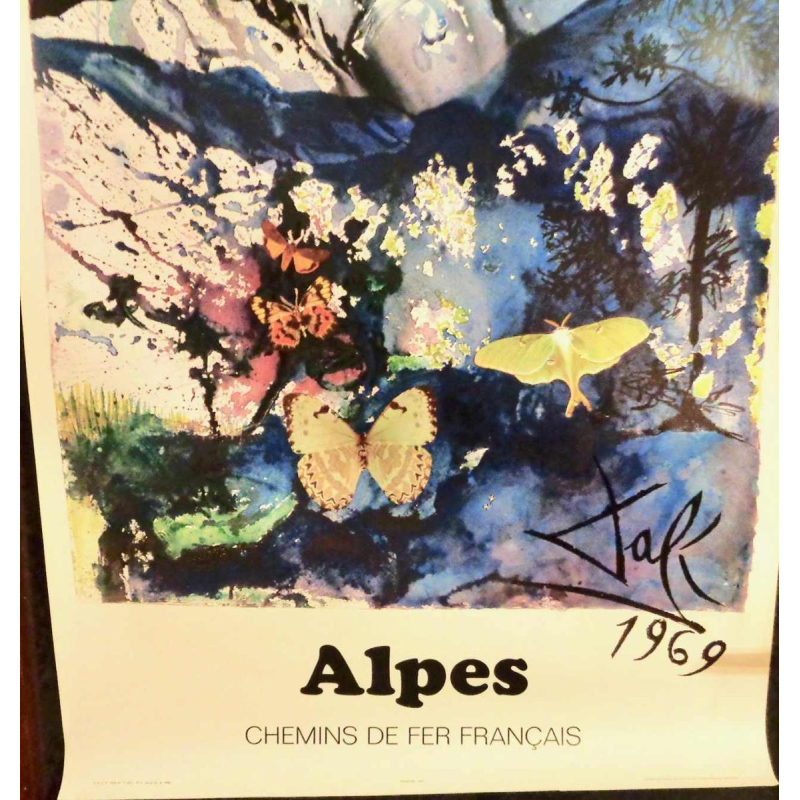 Salvador Dali - 5 posters gemaakt voor de SNCF - 1969-1970