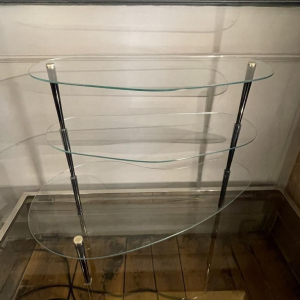 EDOARDO PAOLI, Table Basse / Pre´sentoir Magasin à 3 étagères, 1950s