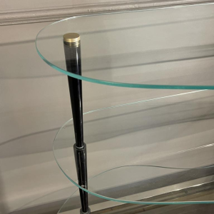 EDOARDO PAOLI, salontafel met 3 planken / winkeldisplay, 1950s