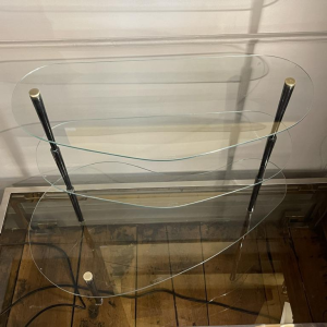 EDOARDO PAOLI, salontafel met 3 planken / winkeldisplay, 1950s