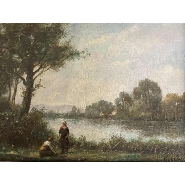 René CATY (1902-) daprès Jean-Baptiste Camille COROT (1796-1875)