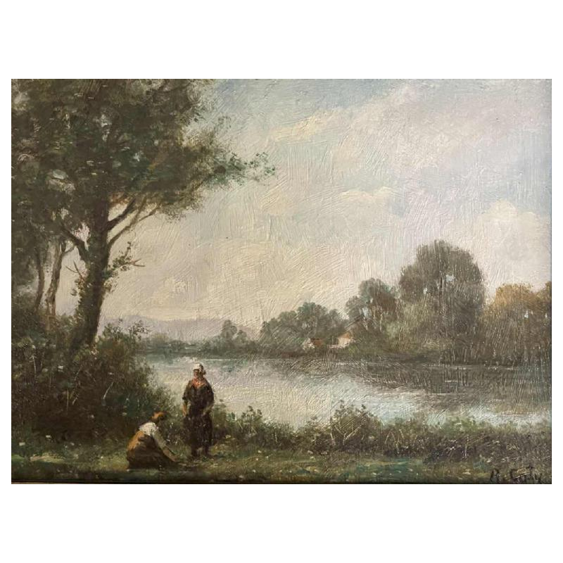 René CATY (1902-) daprès Jean-Baptiste Camille COROT (1796-1875)