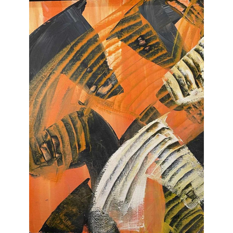 Jean-Luc DOSSCHE (1955-) oil on canvas marouflaged