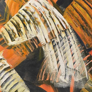 Jean-Luc DOSSCHE (1955-) huile sur toile marouflée