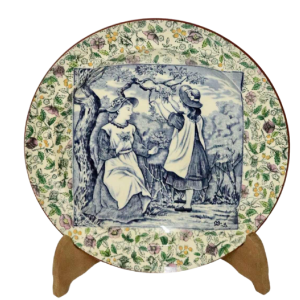 Helen Miles - Wedgwood - Earthenware plate - May tile - 1882
