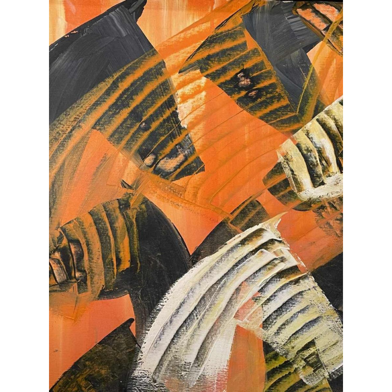 Jean-Luc DOSSCHE (1955-) oil on canvas marouflaged