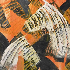 Jean-Luc DOSSCHE (1955-) oil on canvas marouflaged