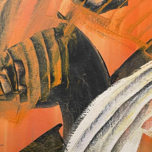 Jean-Luc DOSSCHE (1955-) huile sur toile marouflée