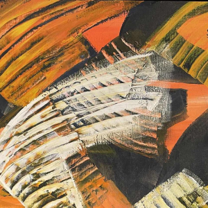 Jean-Luc DOSSCHE (1955-) oil on canvas marouflaged