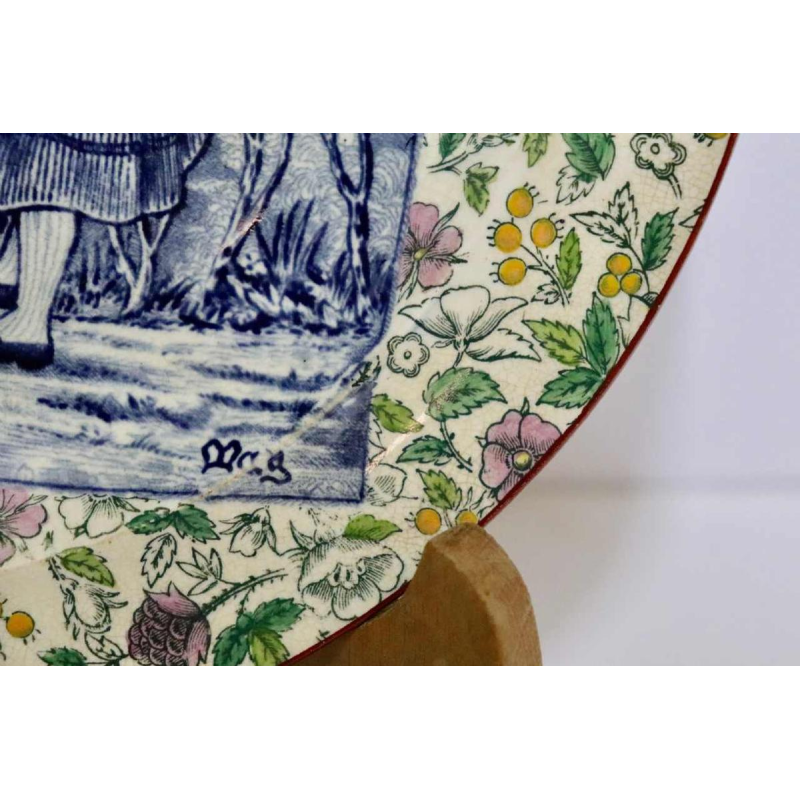 Helen Miles - Wedgwood - Earthenware plate - May tile - 1882