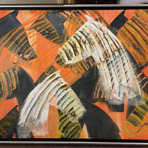 Jean-Luc DOSSCHE (1955-) oil on canvas marouflaged