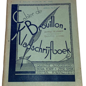 Arthur Masson - autograph draft notebook - ca 1948