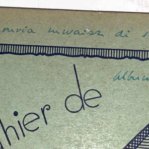 Arthur Masson - autograaf kladblok - ca 1948