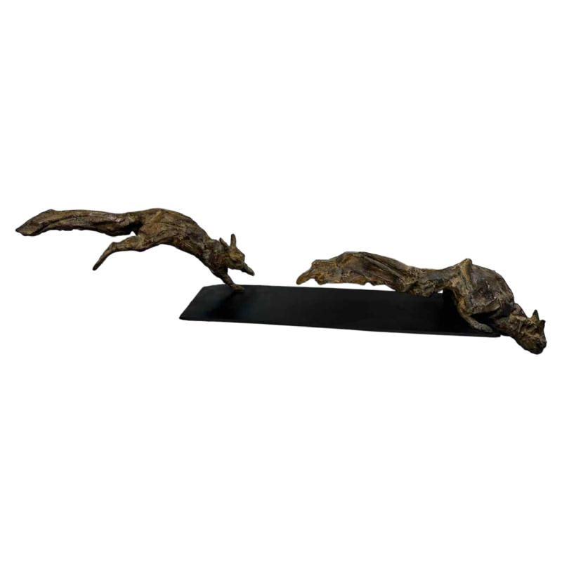 Jean-François Gambino, bronze animal sculpture, 21st century