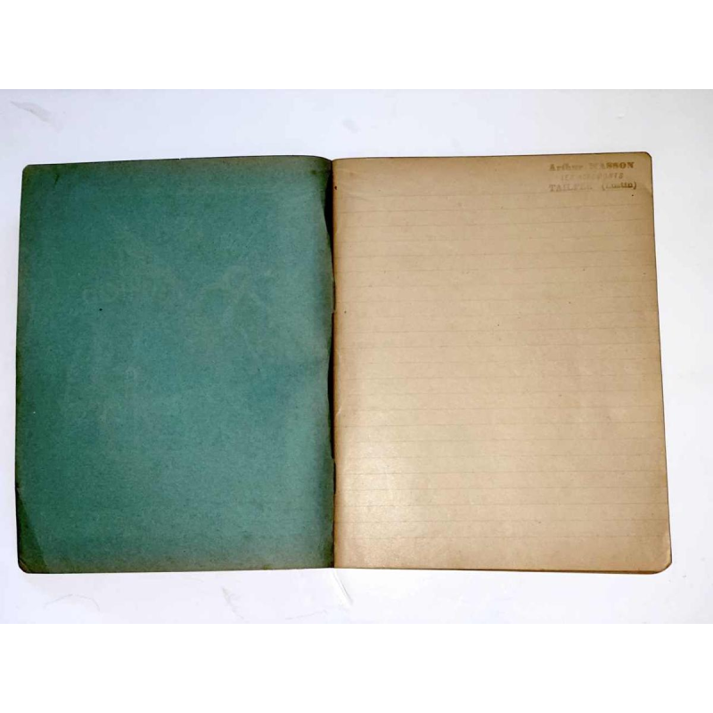 Arthur Masson - autograaf kladblok - ca 1948