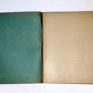 Arthur Masson - autograph draft notebook - ca 1948