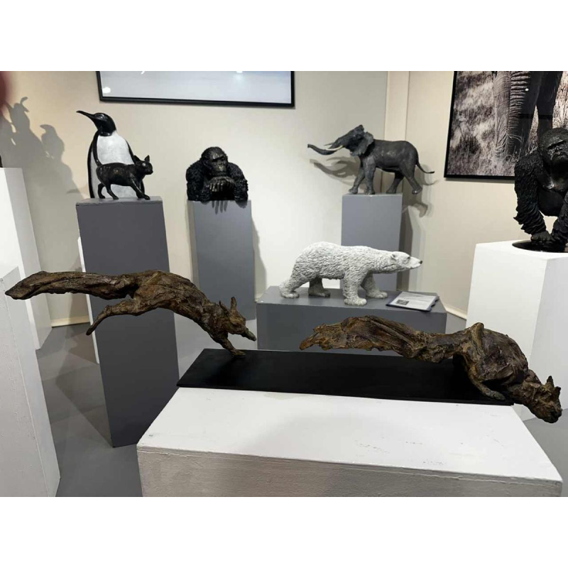 Jean-François Gambino, bronze animal sculpture, 21st century