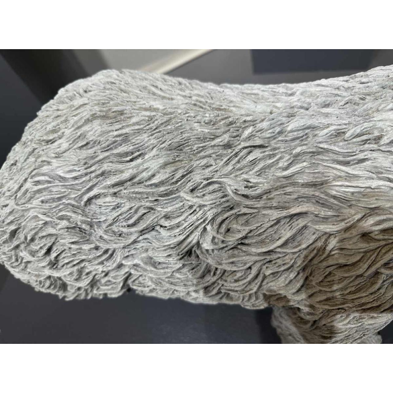 Bernard & Arnaud Bessoud Polar Bear patinated bronze animal sculpture, 21st century