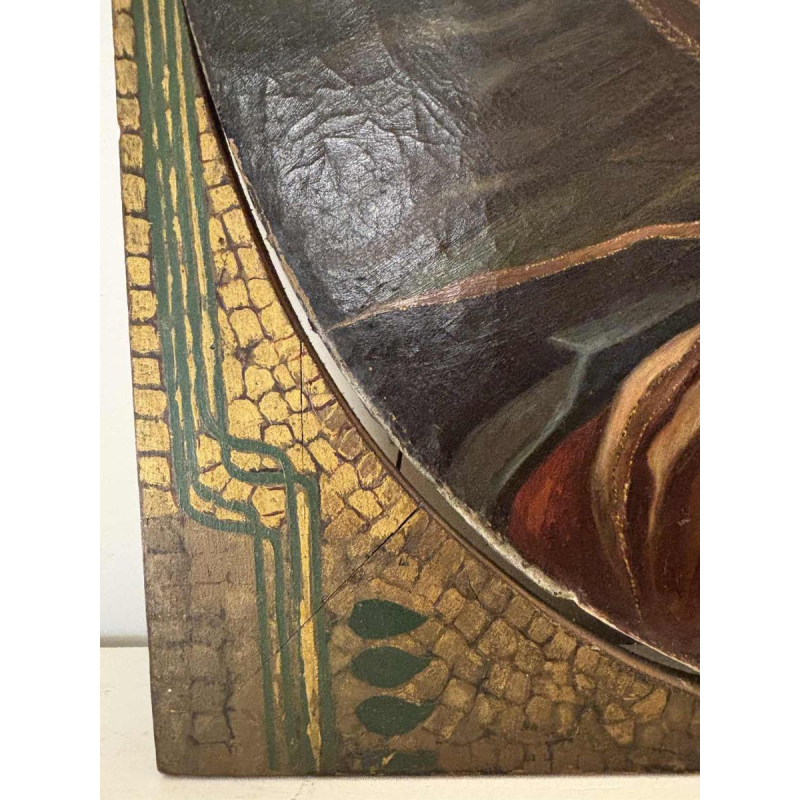 D'après Carlo Dolci 'L'Annonciation' tableau huile sur toile, école italienne, Toscane 19ème siècle