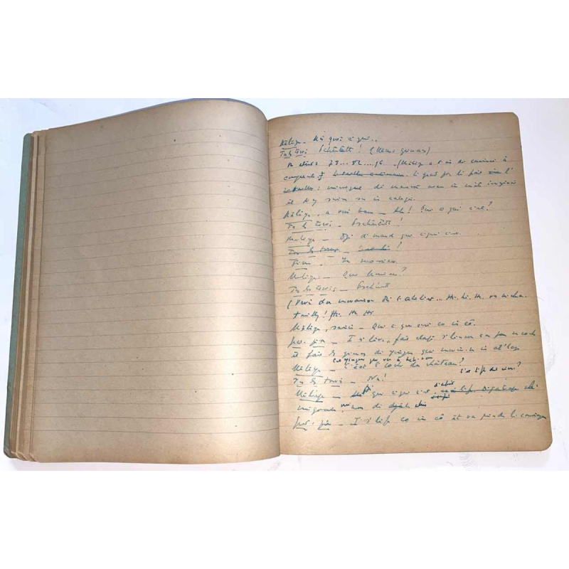 Arthur Masson - autograaf kladblok - ca 1948