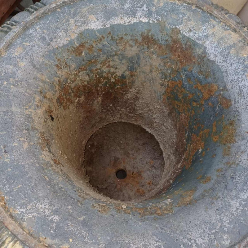 Grand vase / vasque Médicis 95cm en fonte, XIXème siècle