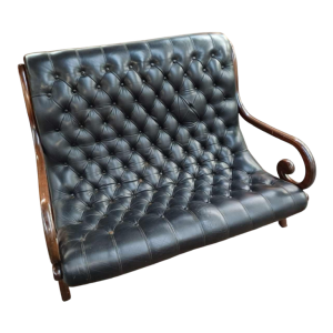 Chesterfield canapé 2 places et 2 rocking chair, ca 1960