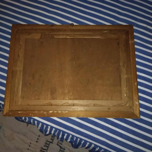 JAMINI ROY 'Vlucht naar Egypte' Schilderij Origineel Tempera