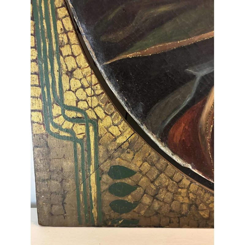 Naar Carlo Dolci 'De Aankondiging' schilderij olieverf op doek, italiaanse school, Toscane 19e eeuw