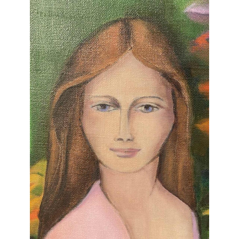 E. COHEN large oil on canvas