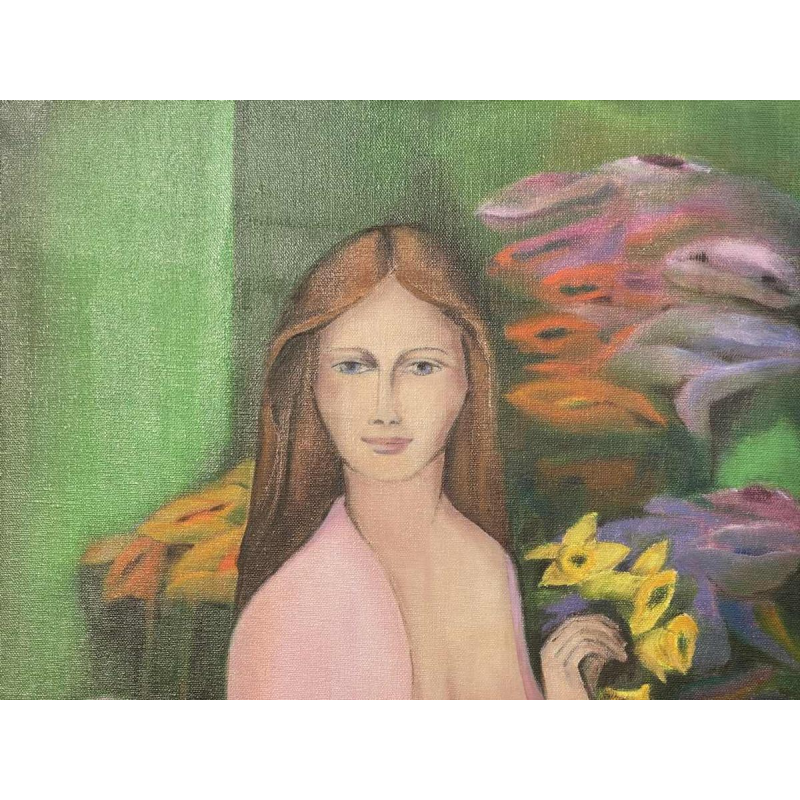 E. COHEN grande huile sur toile