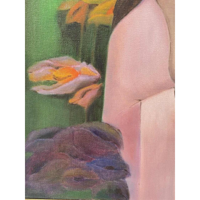 E. COHEN grande huile sur toile