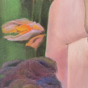 E. COHEN large oil on canvas