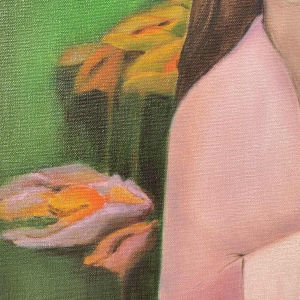 E. COHEN grote olieverf op doek