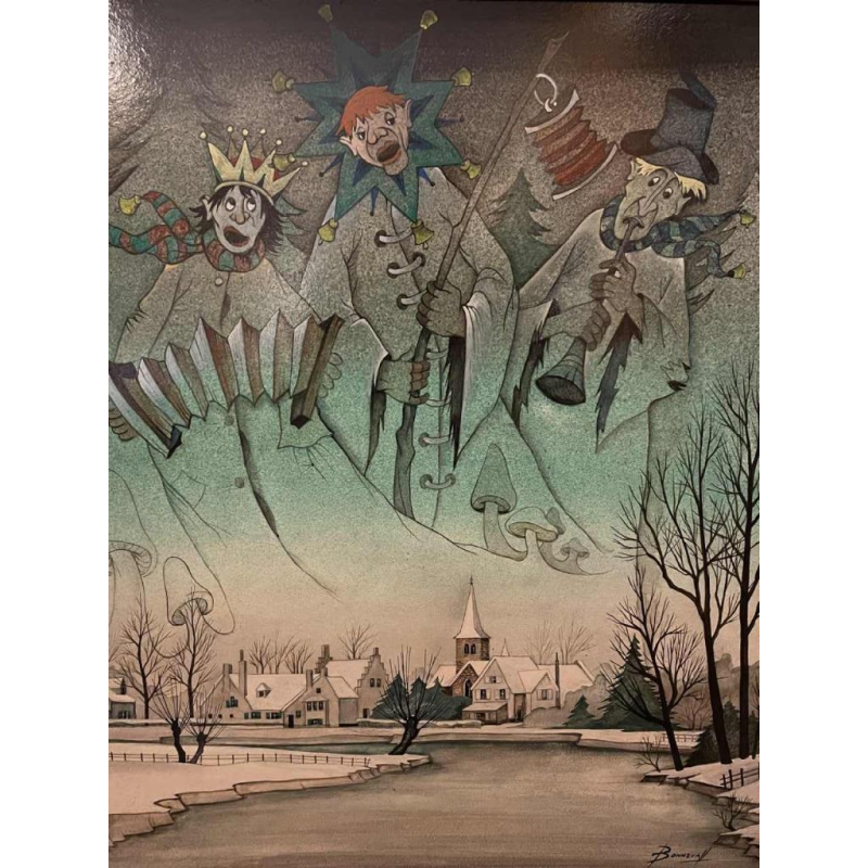 Oscar BONNEVALLE (1920-1993) « les lutins musiciens »