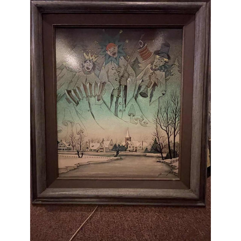 Oscar BONNEVALLE (1920-1993) « les lutins musiciens »