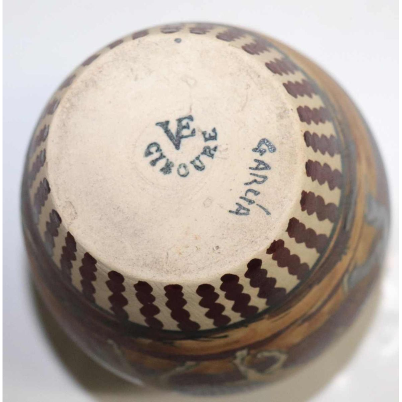 Pedro Garcia de Diego - Ciboure - Art Deco blazed stoneware Basque vase - France