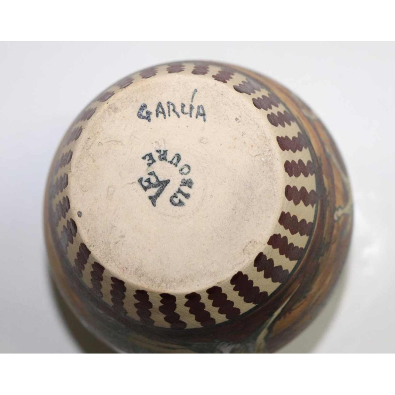 Pedro Garcia de Diego - Ciboure - Art Deco blazed stoneware Basque vase - France