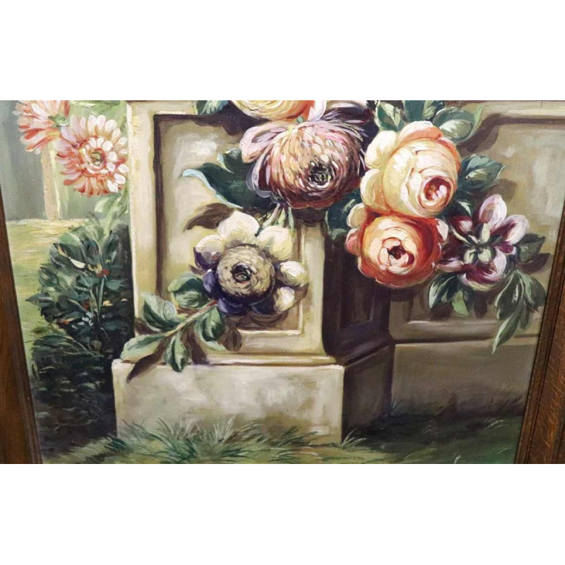 Auguste Ista, Olieverf op paneel, eikenhouten lijst, circa 1920