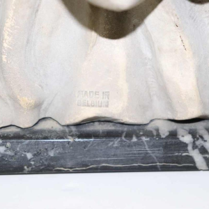 Antonio Carli, sculpture en terre cuite patinée 'femme avec son enfant' XXème siècle