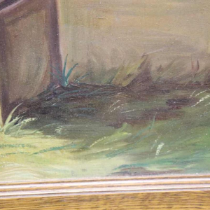 Auguste Ista, Olieverf op paneel, eikenhouten lijst, circa 1920