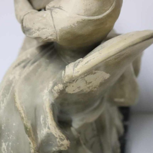 Antonio Carli, sculptuur in gepatineerd terracotta 'vrouw met kind' 20e eeuw