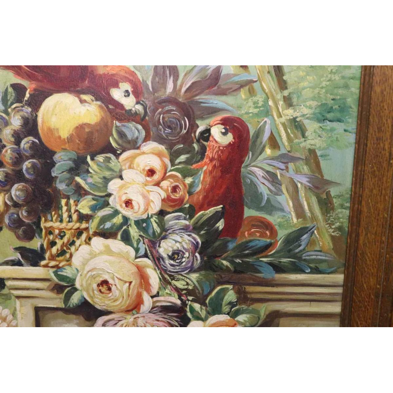 Auguste Ista, Olieverf op paneel, eikenhouten lijst, circa 1920