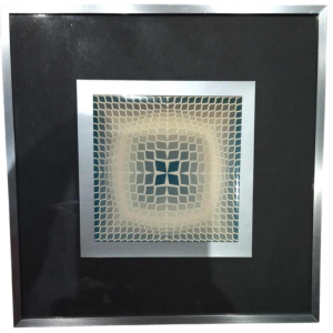 VICTOR VASARELY, composition géométrique, lithographie Op'Art, 1970s