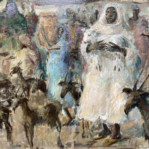 Paul DAXHELET (1905-1993): « Marché oriental »