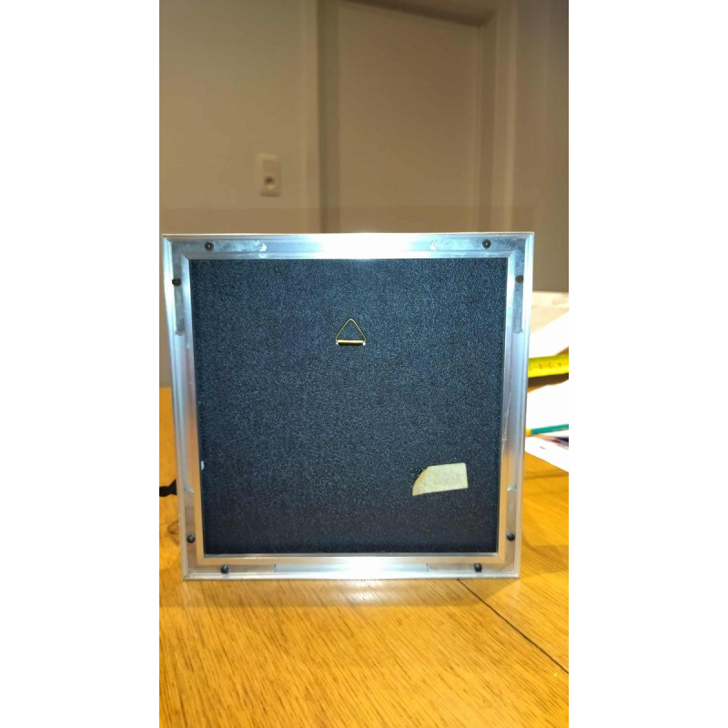 VICTOR VASARELY, Op'Art work mounted on Plexiglas