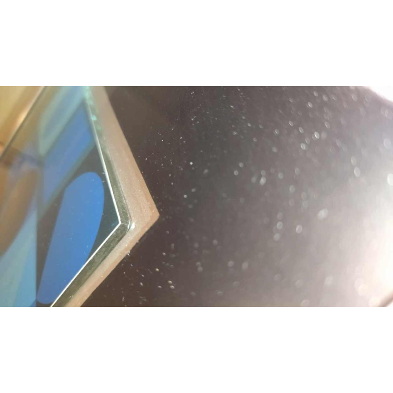 VICTOR VASARELY, oeuvre Op'Art fixée sur plexi