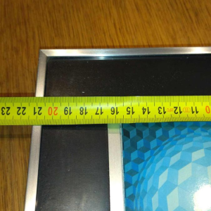 VICTOR VASARELY, oeuvre Op'Art fixée sur plexiglas