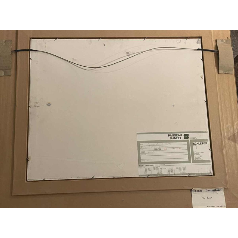 George LAMBILLOTTE (1915-1998): « La Meuse et le Prieuré de Godinne »