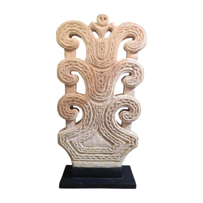 Standbeeld / Sculptuur Totem Polynesië Koraalriffen 20e eeuw