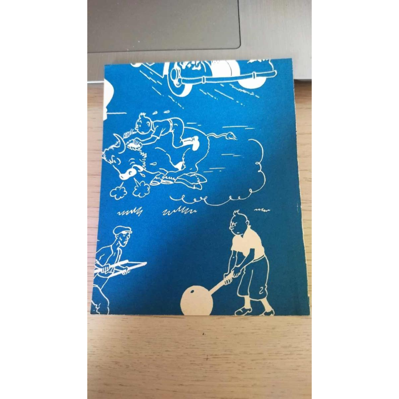 Hergé Superbe dédicace Tintin et Milou 1955